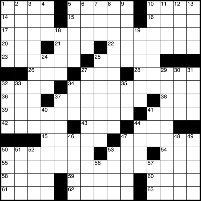 State of high honor crossword