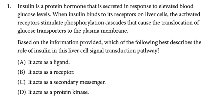 Ap biology unit 2 test multiple choice