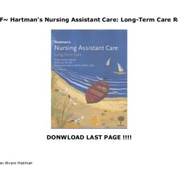 Hartman's nursing assistant care the basics